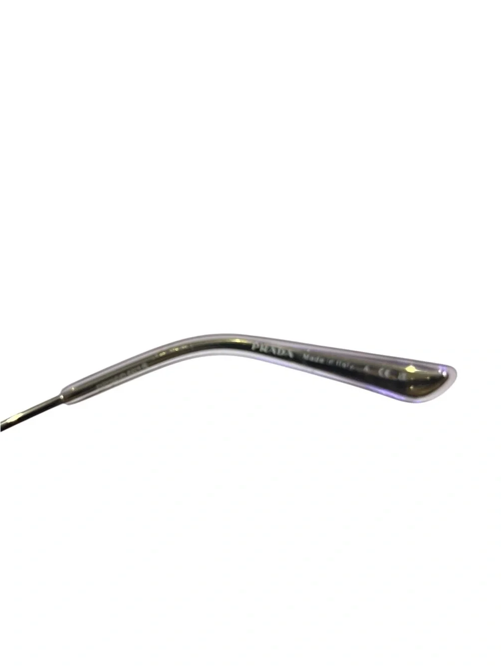 Prada Black Men's Rectangular prescription glasses frame.